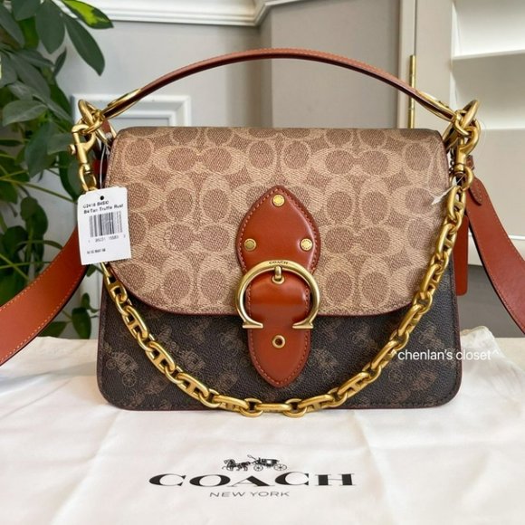 Coach Bags New Coach Beat Shoulder Bag In Signature Canvas With